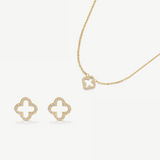 Clover Earrings And Necklace