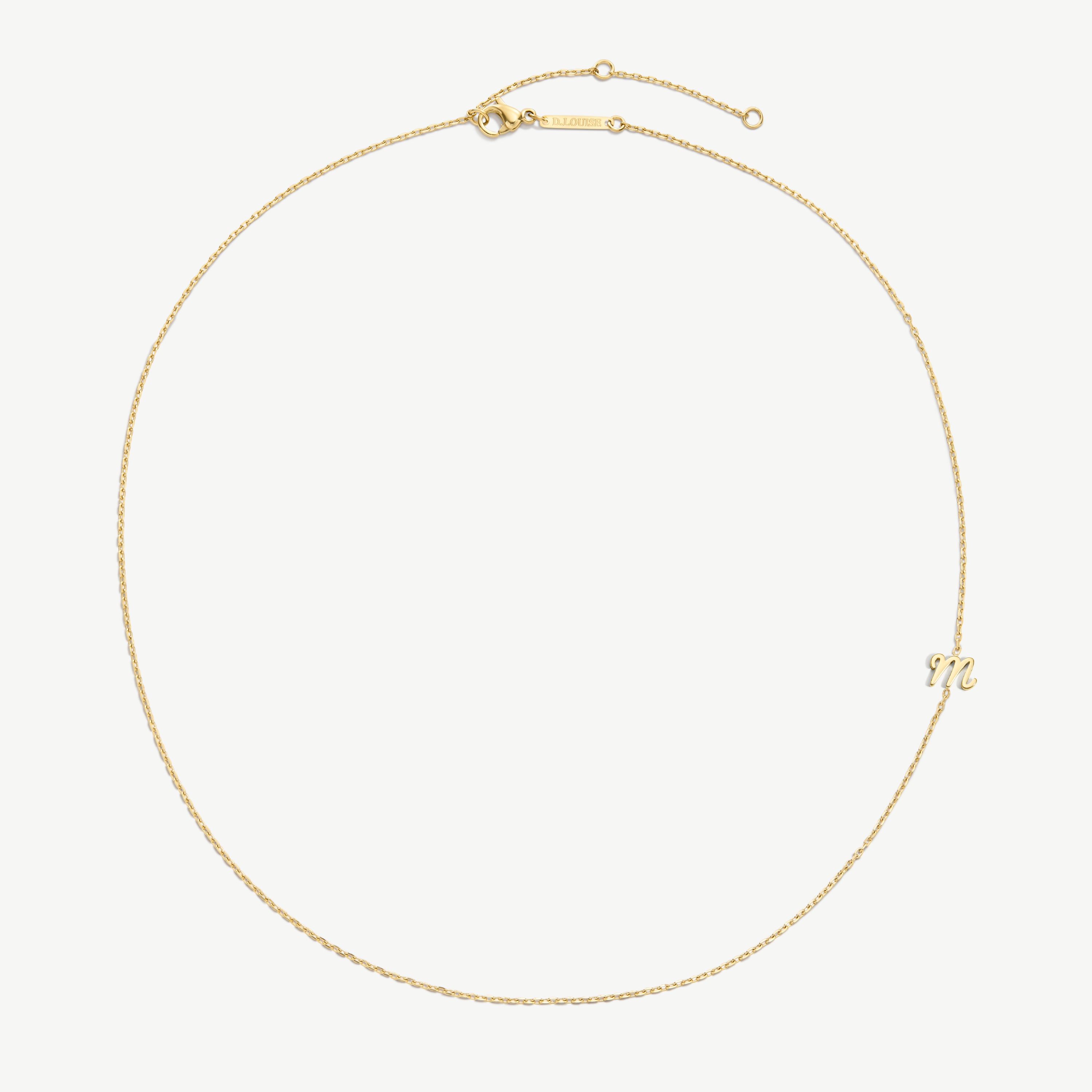 Initial Chain Necklace