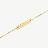 Engravable Bracelet With Stones