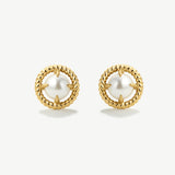 Vintage Pearl Bold Studs