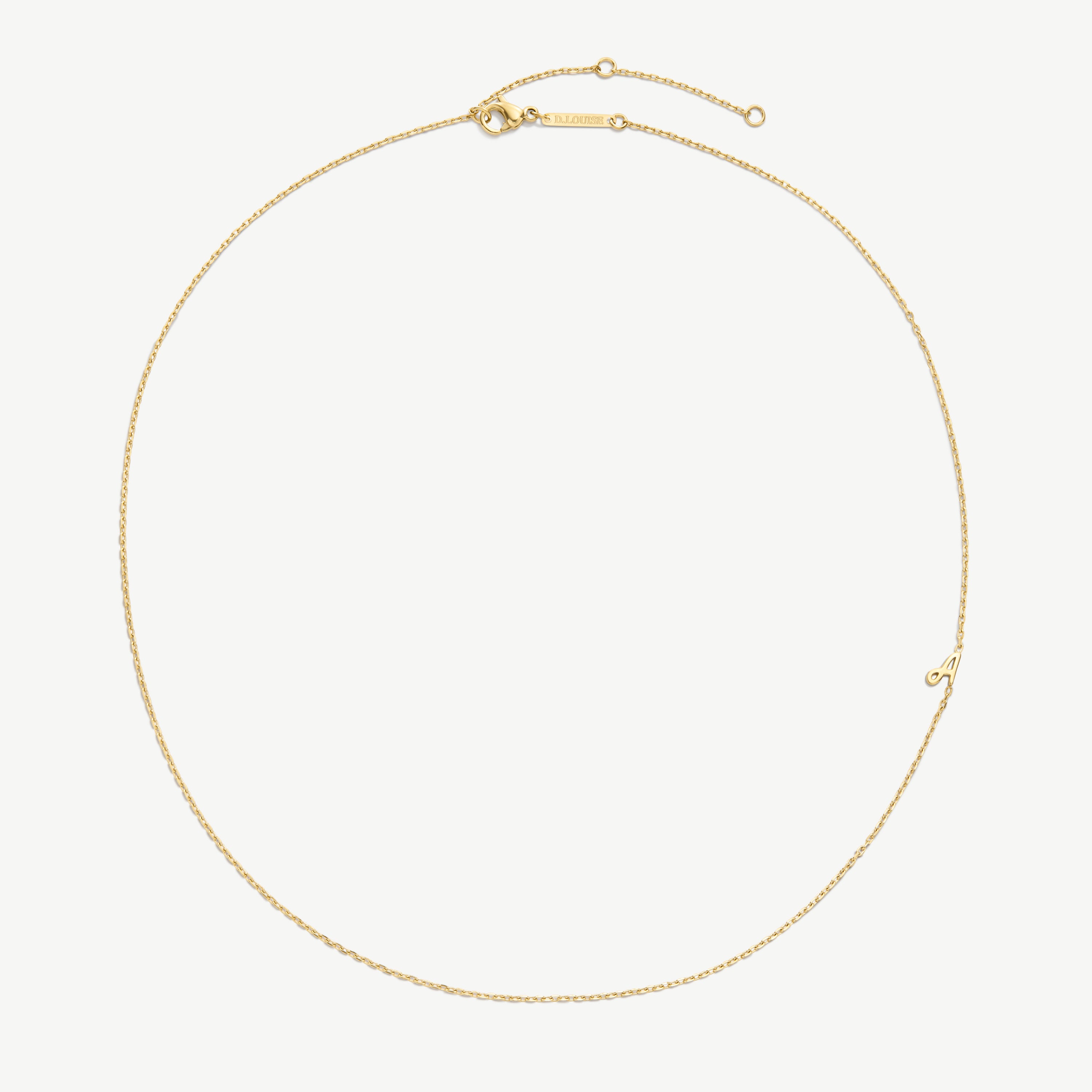 Initial Chain Necklace