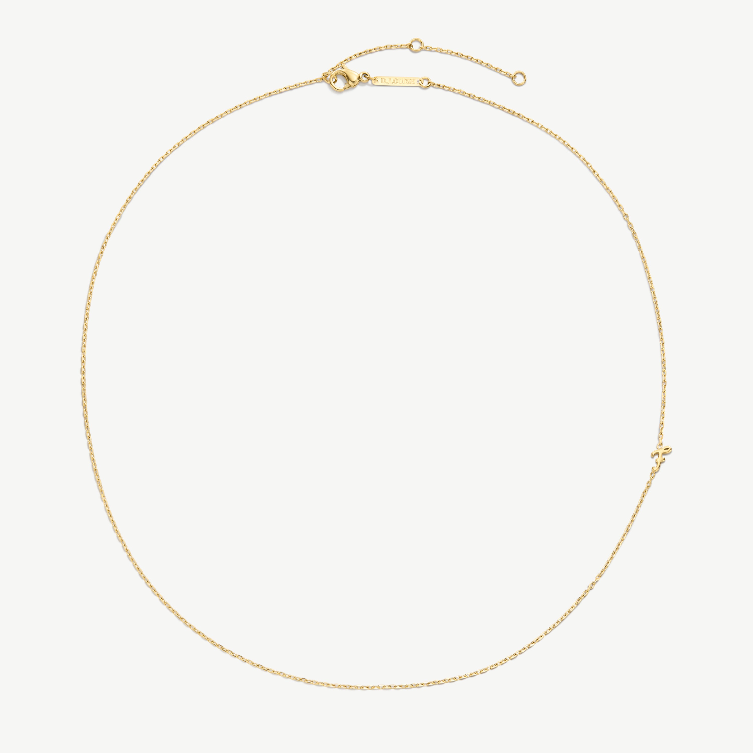 Initial Chain Necklace