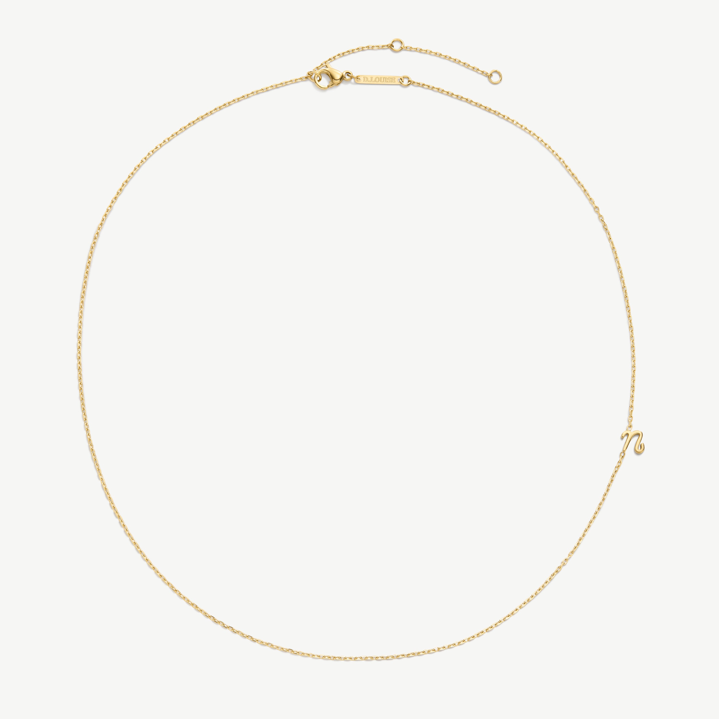 Initial Chain Necklace