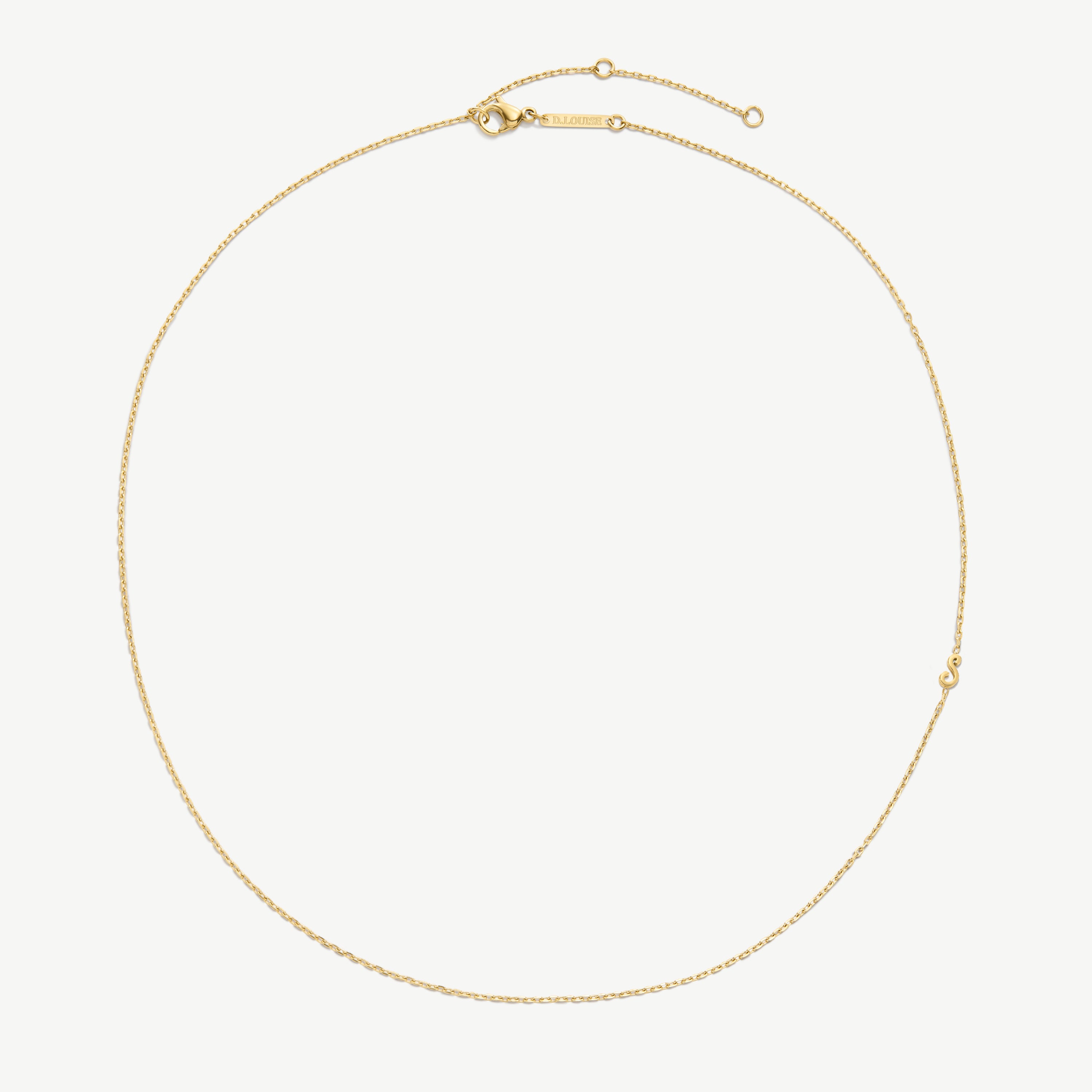 Initial Chain Necklace