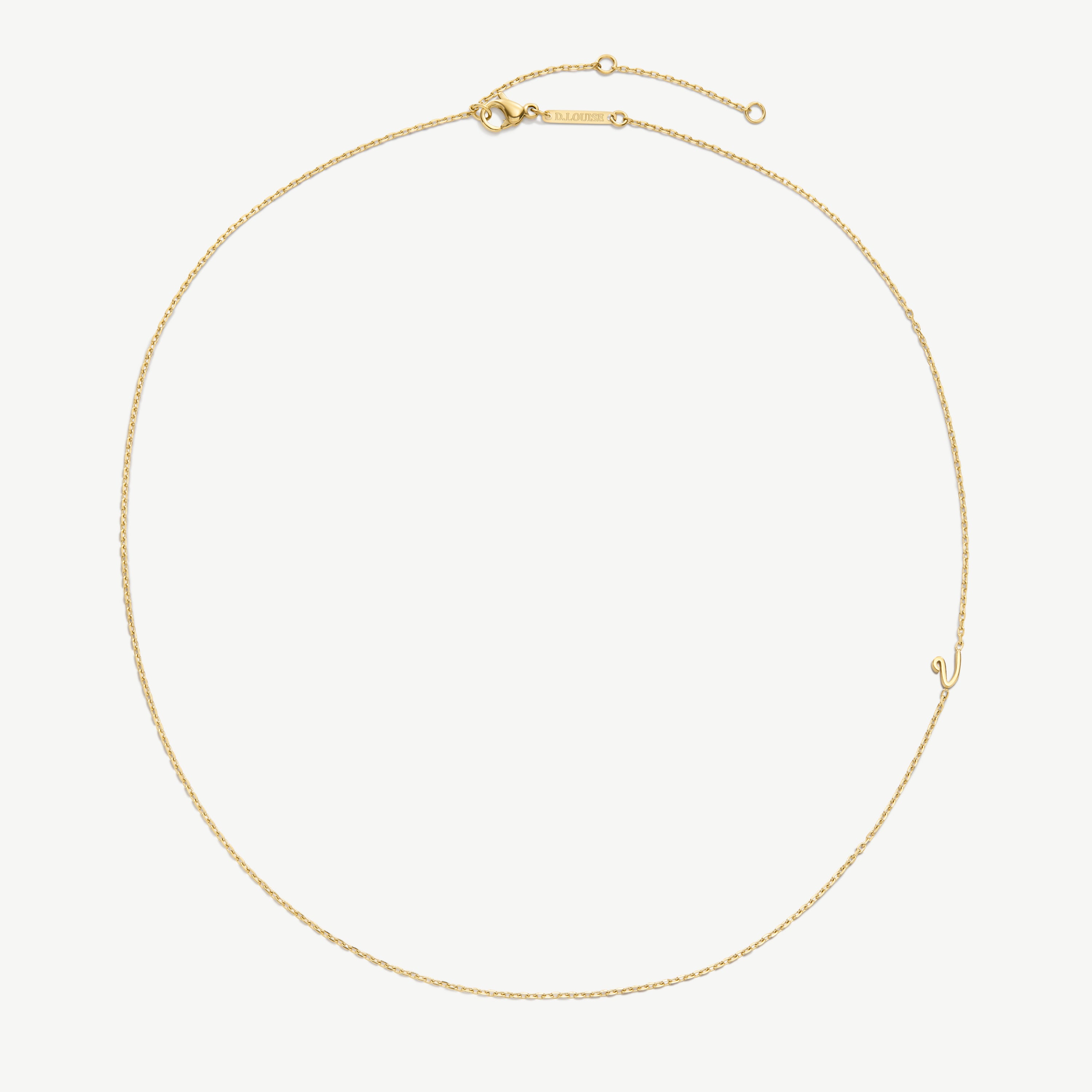 Initial Chain Necklace