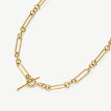 Love Link T Bar Chain Necklace