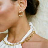 Ribbed Twist Earrings