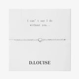 Bridesmaids Mini Heart Bracelet