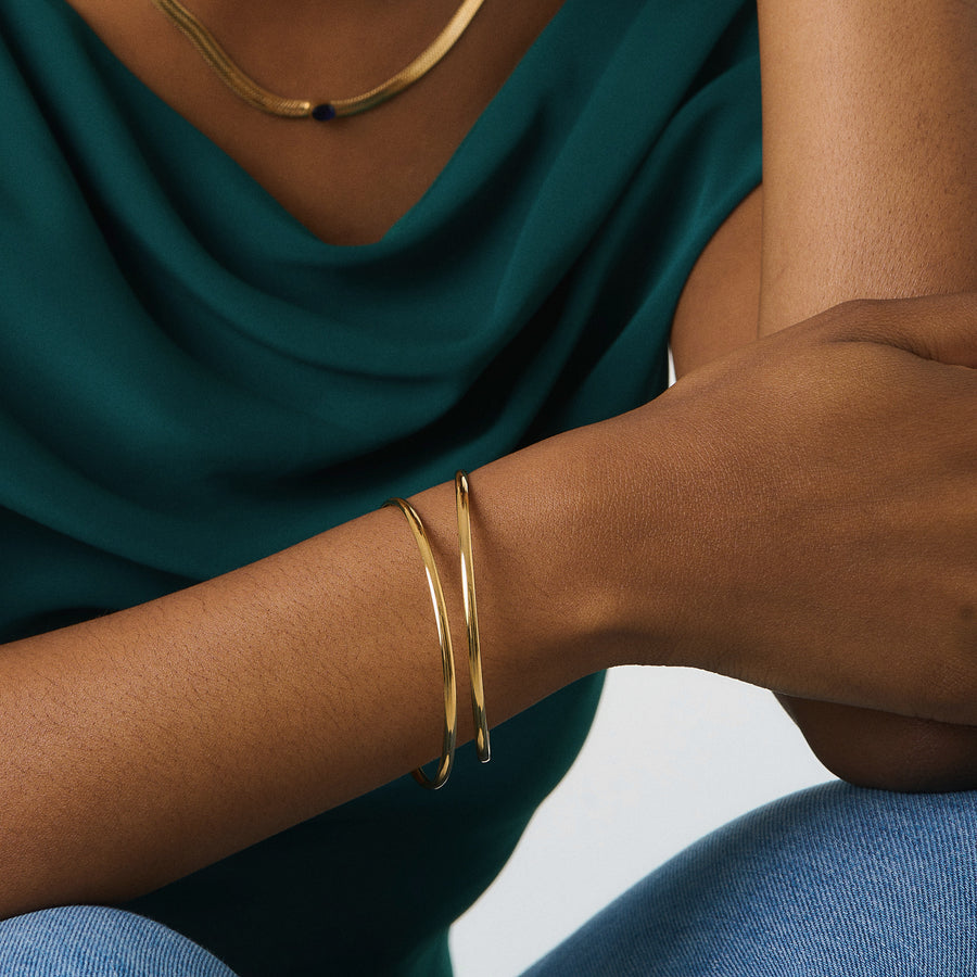 Classic Gold Bangle D.Louise Jewellery