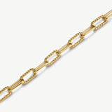 Statement Rope Paperclip Bracelet