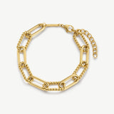 Statement Rope Paperclip Bracelet