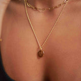 Engravable Classic Disc Necklace