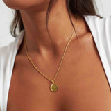 Engravable Classic Disc Necklace