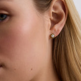 Classic Bezel Diamond Studs