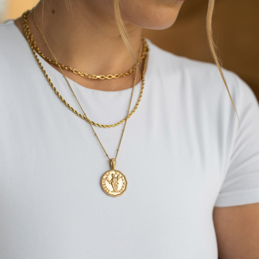 Athena Coin Necklace