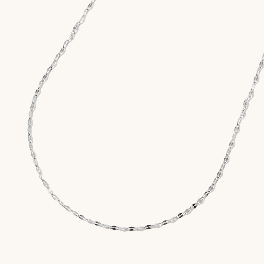 Silver Dainty Necklace - 55cm
