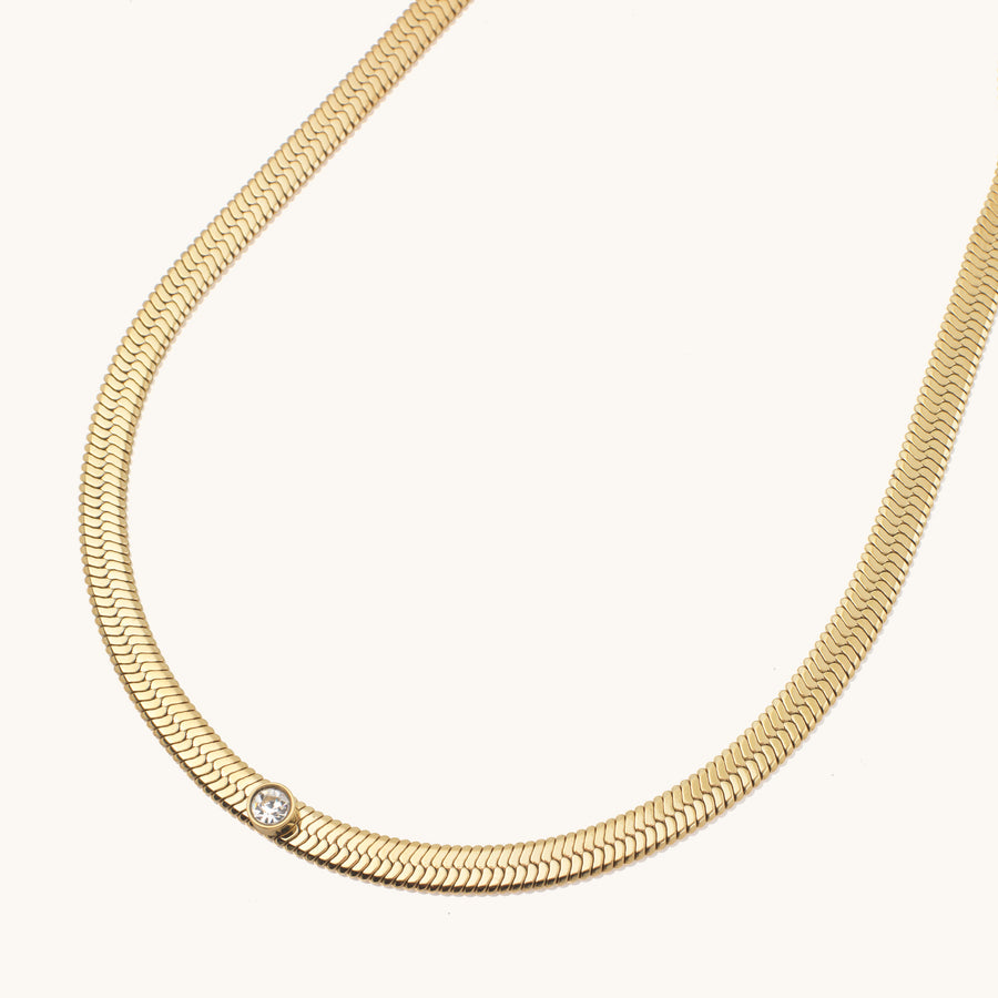 CZ Snake Chain Necklace