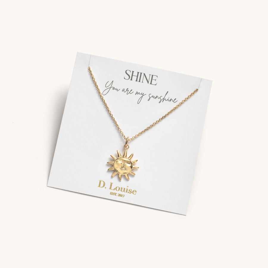 Sundial Necklace - You Are My Sunshine