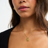 Engravable Pavé Pendant Necklace