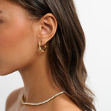 Bamboo Hoops With Stones