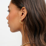 Bamboo Hoops With Stones