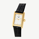 Classic Leather Rectangle Watch