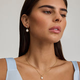 Pear Pearl Drop Earrings