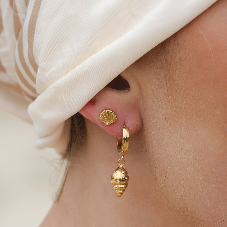 Shell Drop Earrings