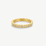 Bezel Tennis Ring
