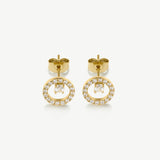 Pavé Illusion Studs