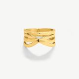 Intertwined Textured Ring