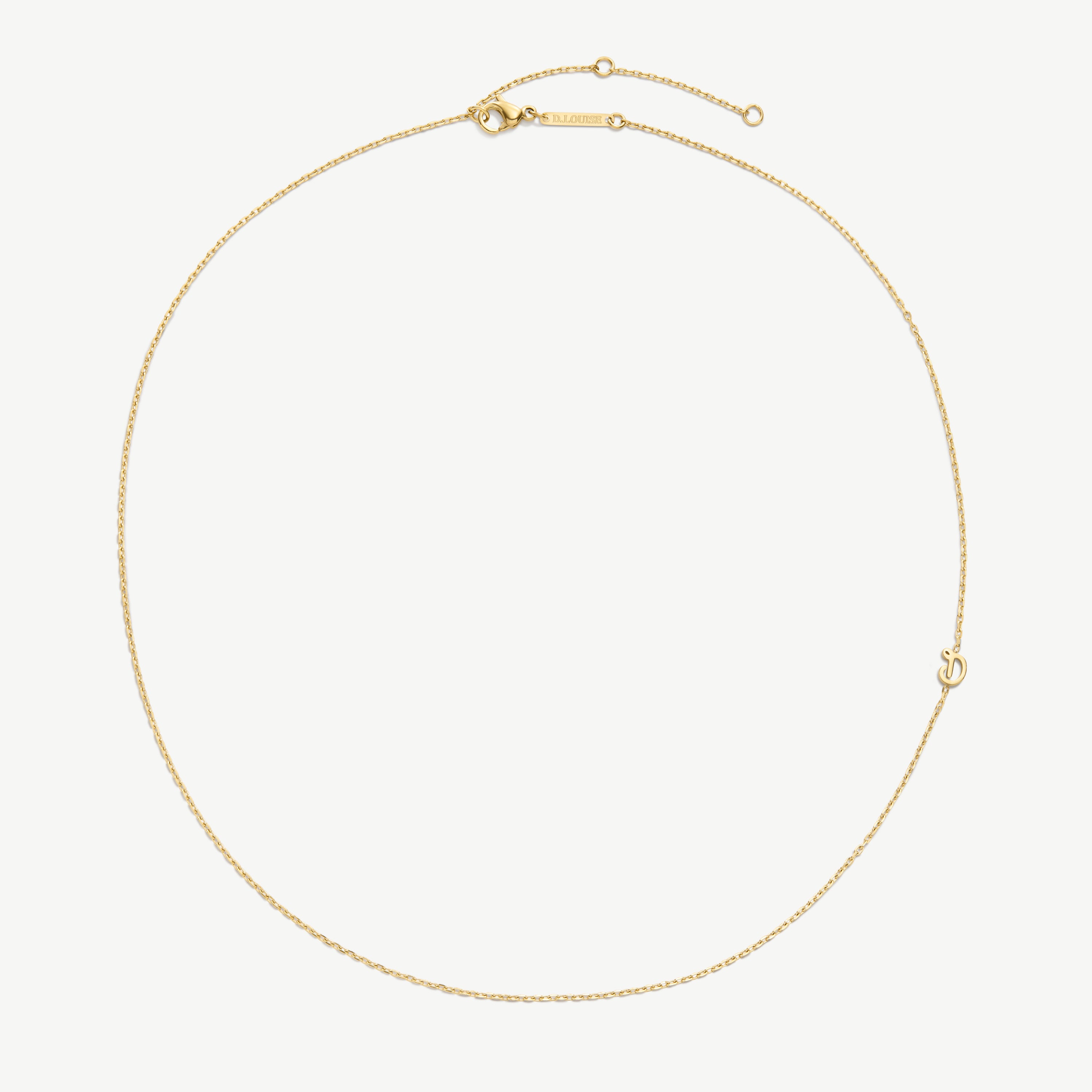 Initial Chain Necklace
