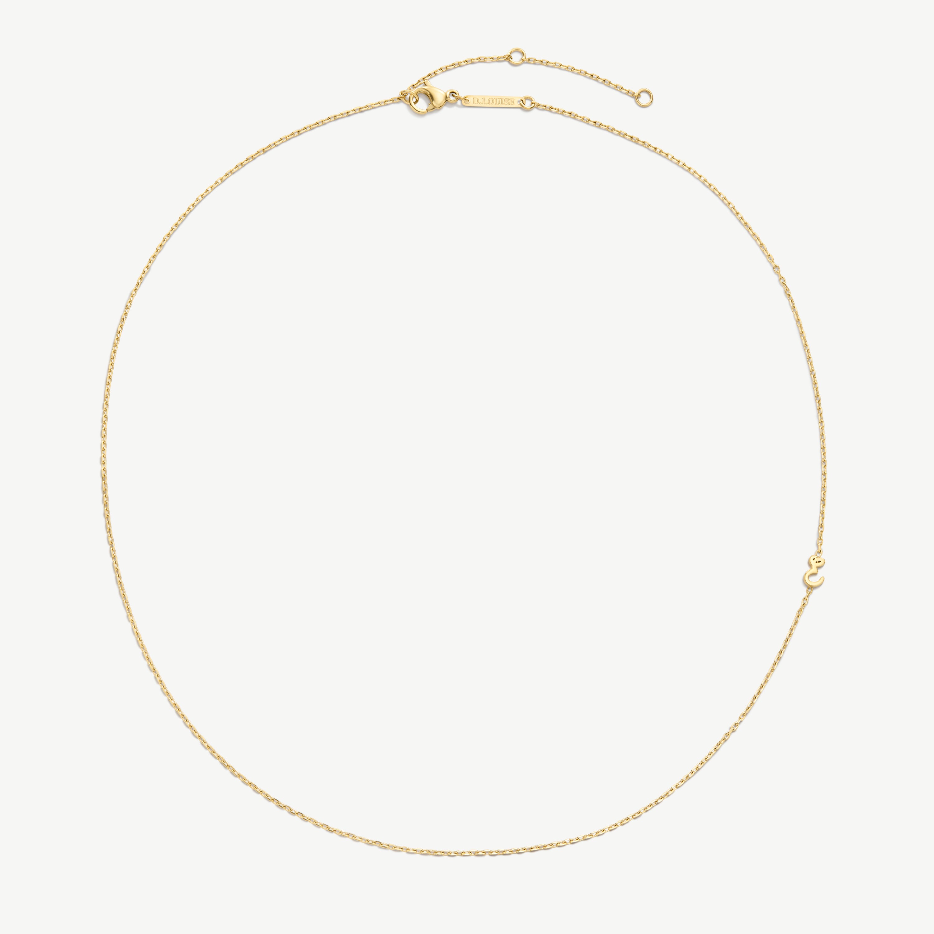 Initial Chain Necklace