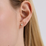 Small Bezel Diamond Studs