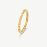 Mini Pleat Slim Ring
