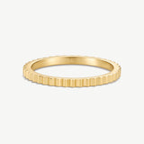 Mini Pleat Slim Ring