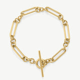 Love link T bar Chain Bracelet