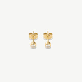 Small Bezel Diamond Studs