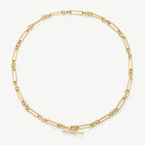 Love Link T Bar Chain Necklace