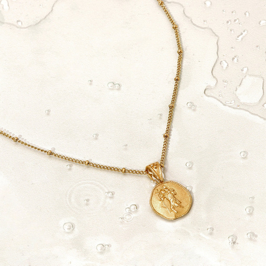 St. Christopher Necklace - Stay Safe Wherever You Go
