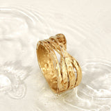 Intertwined Textured Ring