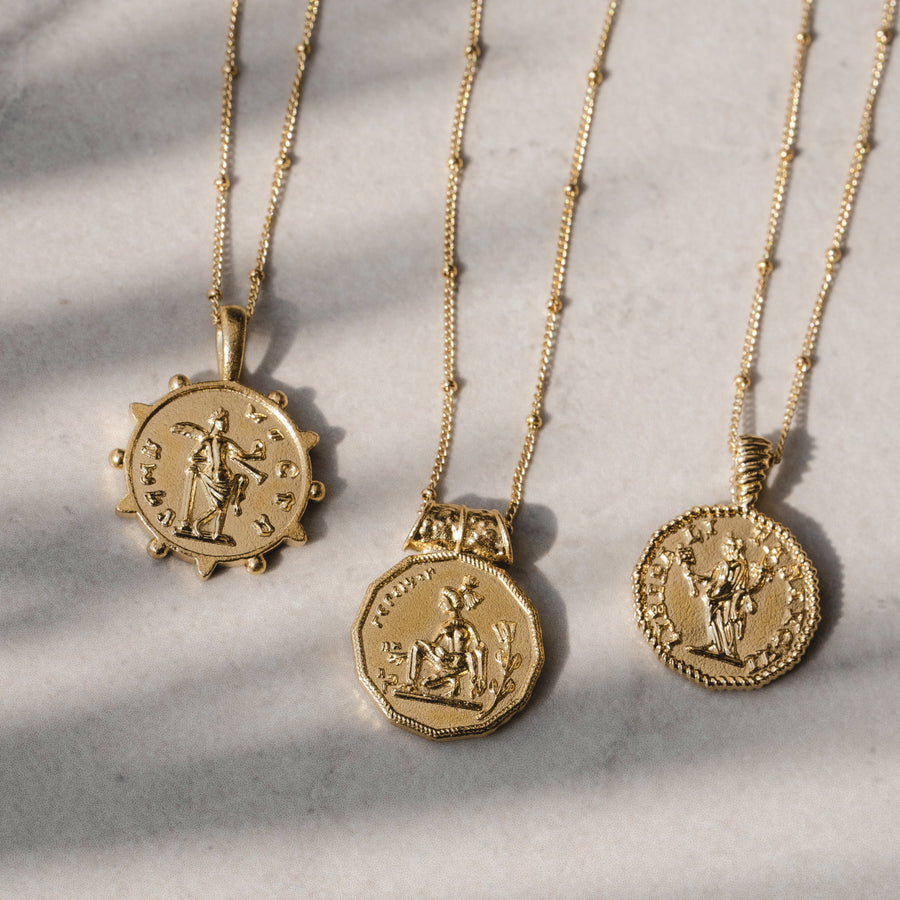 Athena Coin Necklace